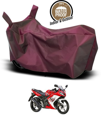 SEBONGO Waterproof Two Wheeler Cover for Yamaha(YZF R15 S, Maroon)
