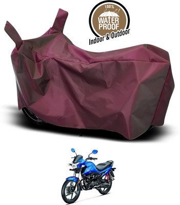 ANTHUB Waterproof Two Wheeler Cover for Honda(Livo, Maroon)