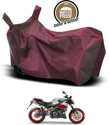 SEBONGO Waterproof Two Wheeler Cover for Aprilia(Maroon)