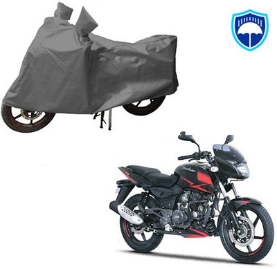 Feel heaven Waterproof Two Wheeler Cover for Bajaj(Pulsar 180 DTS-i, Grey)