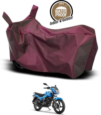 ANTHUB Waterproof Two Wheeler Cover for TVS(Victor, Maroon)