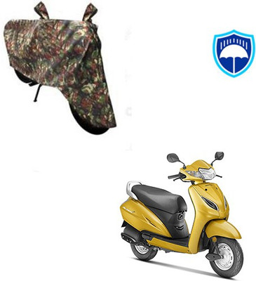 saanvi Waterproof Two Wheeler Cover for Honda(Activa 5G, Multicolor)