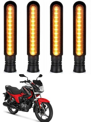 Delhismart Side LED Indicator Light for Hero Glamour(Amber)