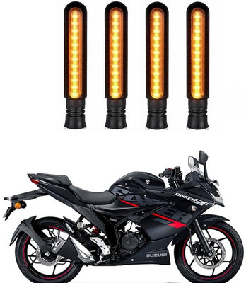 Delhismart Side LED Indicator Light for Suzuki Gixxer SF(Amber)