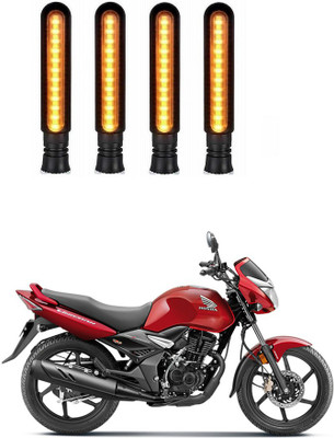 Delhismart Side LED Indicator Light for Honda CB unicorn 160(Amber)