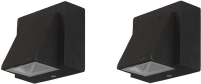 D'Mak Step Light Wall Lamp With Bulb(Pack of 2)