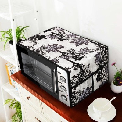 E-Retailer Microwave Oven  Cover(Width: 36 cm, Black)