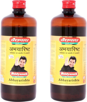 Baidyanath Abhyarishtha - Useful in Piles & Constipation - Pack of 2(Pack of 2, 450 ml)