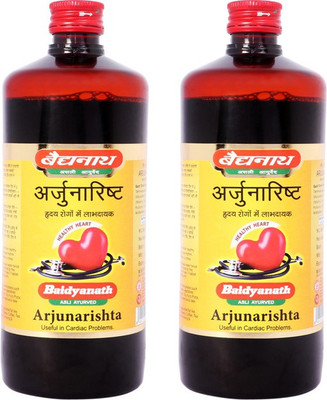 Baidyanath Arjunarishtha - Useful in Cardiac Problem - Pack of 2(Pack of 2, 450 ml)