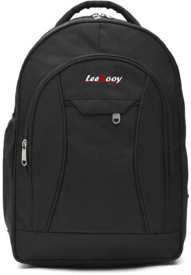 LeeRooy Black Color Canvas Material Laptop Bag For Men And Women (BG3-$P) 30 L Laptop Backpack(Black)