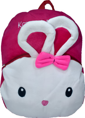 A Little Swag BM-Latch_a_Kongi rabbit17 12 L Backpack(Pink, White)