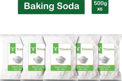 Trinetra Premium Quality Meetha Soda (Baking Soda)-500gm (Pack Of 5) Baking Soda Powder(5 x 500 g)