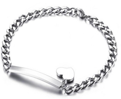 MYKI Sterling Silver Crystal Sterling Silver Bracelet
