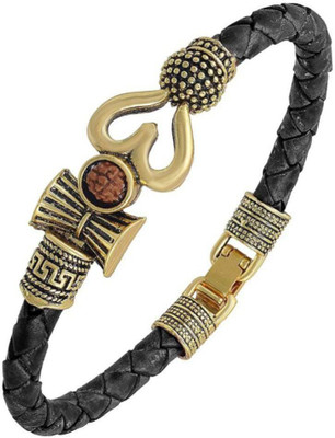 DVM Leather Gold-plated Bracelet