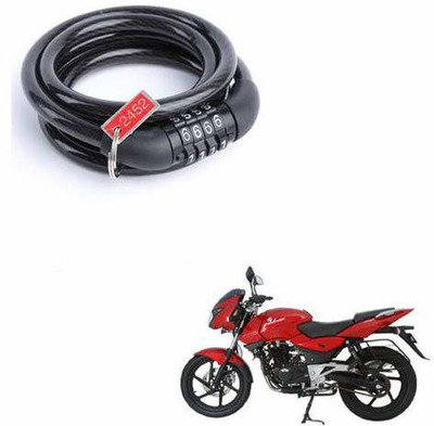 Auto Oprema Multipurpose Resettable Number Lock for Bikes, Cycles, Helmets Luggage Black Cycle Lock