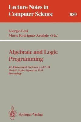 Algebraic and Logic Programming(English, Paperback, unknown)