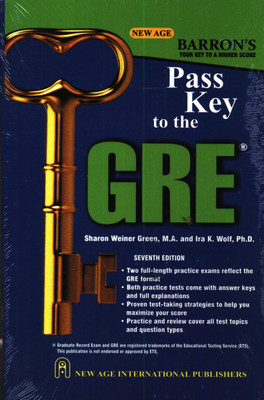 Barron's Pass Key to the GRE Test(English, Paperback, Green Sharon Weiner)