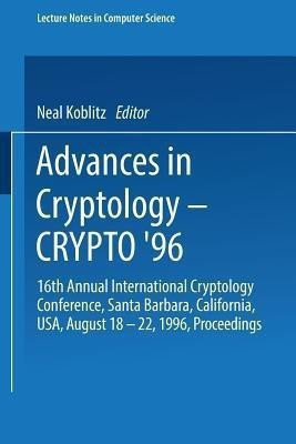 Advances in Cryptology - CRYPTO '96(English, Paperback, unknown)