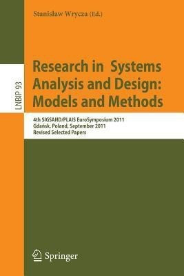 Research in Systems Analysis and Design: Models and Methods(English, Paperback, unknown)