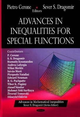 Advances in Inequalities for Special Functions(English, Hardcover, unknown)