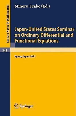 Japan-United States Seminar on Ordinary Differential and Functional Equations(English, Paperback, unknown)