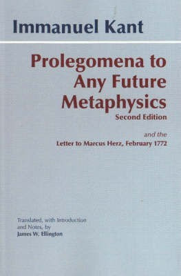 Prolegomena to Any Future Metaphysics(English, Hardcover, Kant Immanuel)
