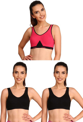 JOCKEY Women Sports Non Padded Bra(Multicolor)