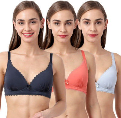 taabu Women Plunge Lightly Padded Bra(Multicolor)