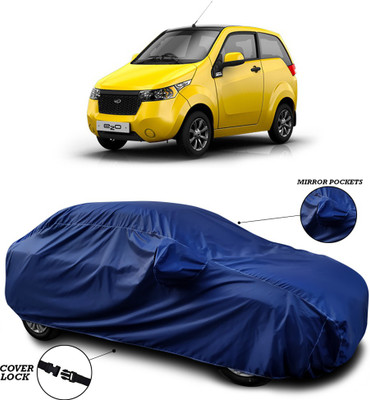 SEBONGO Car Cover For Mahindra eKUV100 (With Mirror Pockets)(Blue)