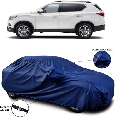 ANTHUB Car Cover For Mahindra XUV400 (With Mirror Pockets)(Blue)