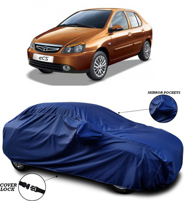 ANTHUB Car Cover For Tata Indigo eCS (With Mirror Pockets)(Blue)