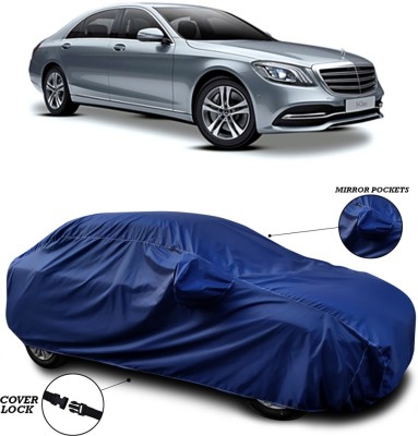 ANTHUB Car Cover For Mercedes Benz S300 (With Mirror Pockets)(Blue)