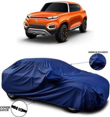 ANTHUB Car Cover For Maruti Suzuki Future-S (With Mirror Pockets)(Blue)