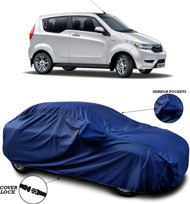 ANTHUB Car Cover For Mahindra e2o (With Mirror Pockets)(Blue)