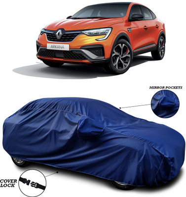 SEBONGO Car Cover For Renault Arkana (With Mirror Pockets)(Blue)