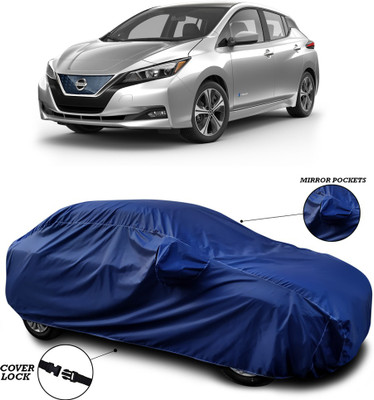 ANTHUB Car Cover For Nissan Leaf (With Mirror Pockets)(Blue)