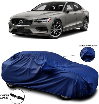 ANTHUB Car Cover For Volvo S60 (With Mirror Pockets)(Blue)