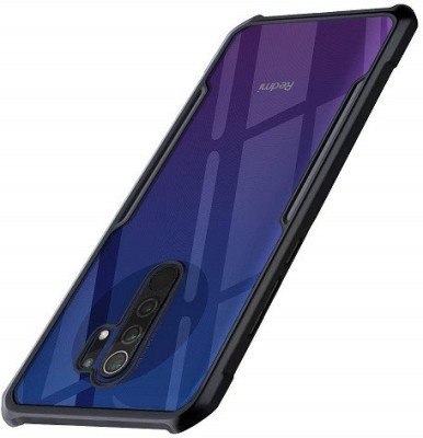 WOW Imagine Back Cover for XIAOMI MI REDMI 9 Prime(Black, Shock Proof, Pack of: 1)