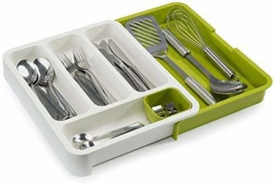 StayWay Empty Cutlery Holder Case(Green  Holds 5 Pieces)