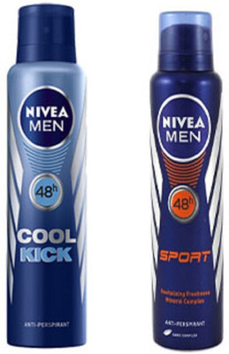 Buy NIVEA MEN COOL KICK DEODORANT 150ML MEN SPORT 150ML