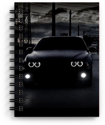 DI-KRAFT Car painting design diary A5 Diary Unruled 160 Pages(Black)