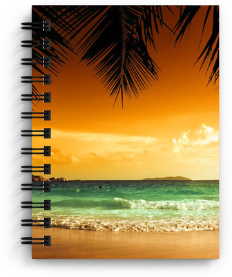 DI-KRAFT Handcrafted Painting diary A5 Diary Unruled 160 Pages(Multicolor)