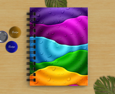 DI-KRAFT Handcrafted diary A5 Diary Unruled 160 Pages(Multicolor)