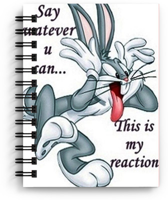 DI-KRAFT Cartoon painting diary A5 Diary Unruled 160 Pages(Multicolor)