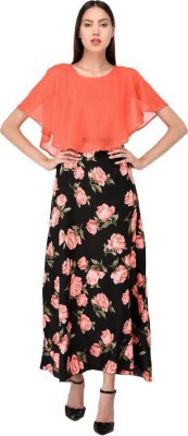 ADDICTED ATTIRE Women Maxi Multicolor Dress