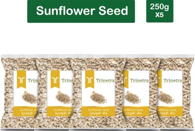 Trinetra Best Quality Sunflower Seeds-250gm (Pack Of 5) Sunflower Seeds(1250 g, Pack of 5)