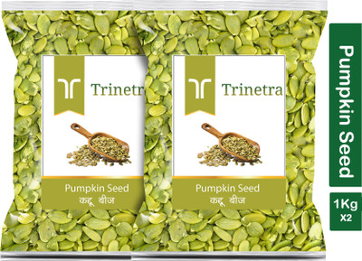 Trinetra Best Quality Pumpkin Seeds-1Kg (Pack Of 2) Pumpkin Seeds(2 x 1000 g)