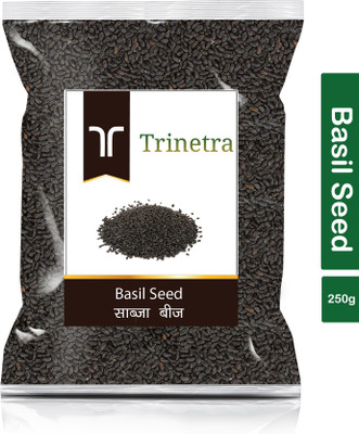 Trinetra Best Quality Sabja Seeds (Basil)-250gm (Pack Of 1) Basil Seeds(250 g)