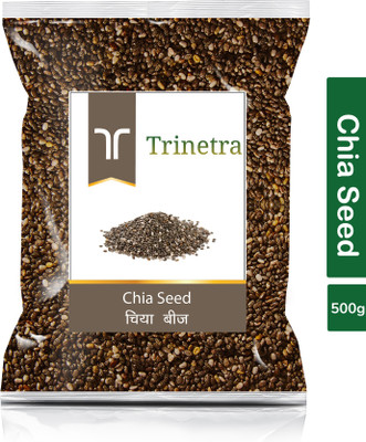 Trinetra Best Quality Chia Seeds-500gm (Pack Of 1) Chia Seeds(500 g)