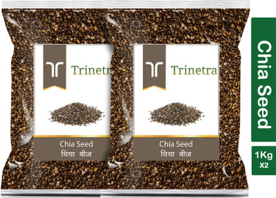 Trinetra Best Quality Chia Seeds-1Kg (Pack Of 2) Chia Seeds(2 x 1000 g)